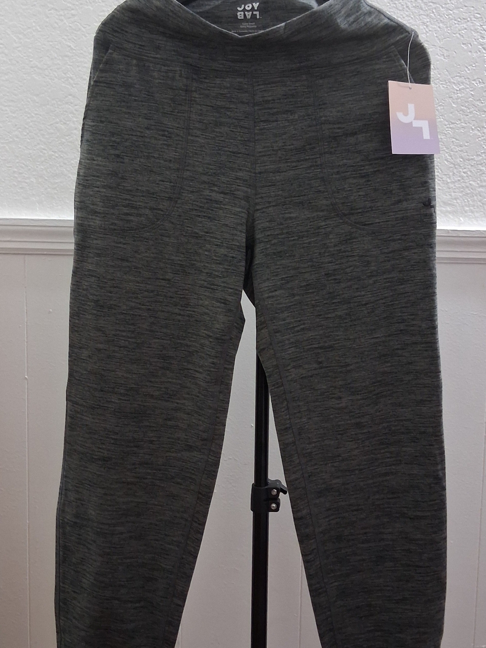 JoyLab Girls' Heather Gray Active Jogger Pants